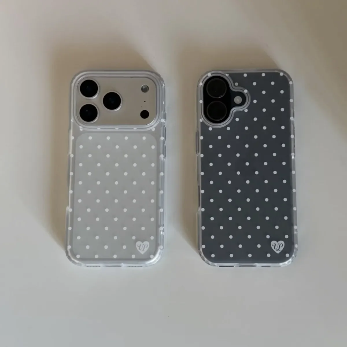 Phone Cases Korean - Korean Style Minimalist White Polka Dots