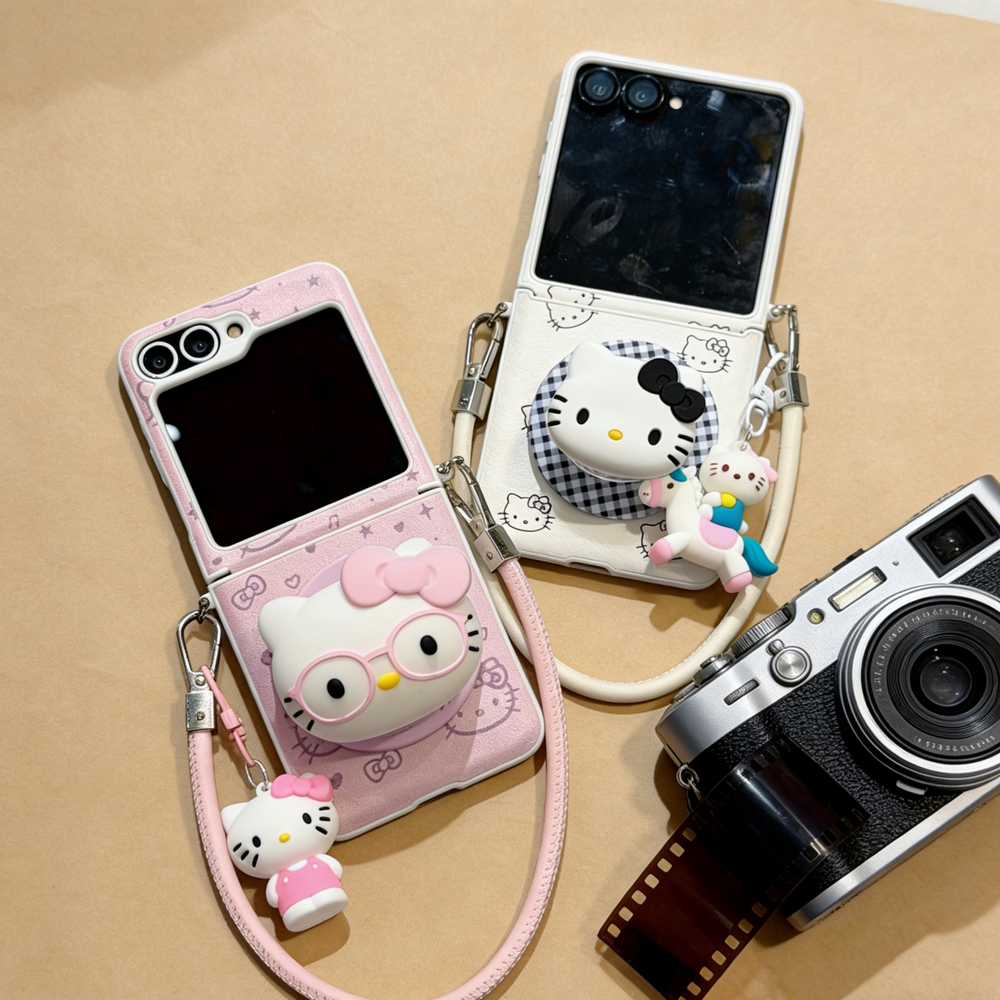 Phone Cases Z Flip 7 - Sanrio Hello Kitty Magnetic Grip Tok