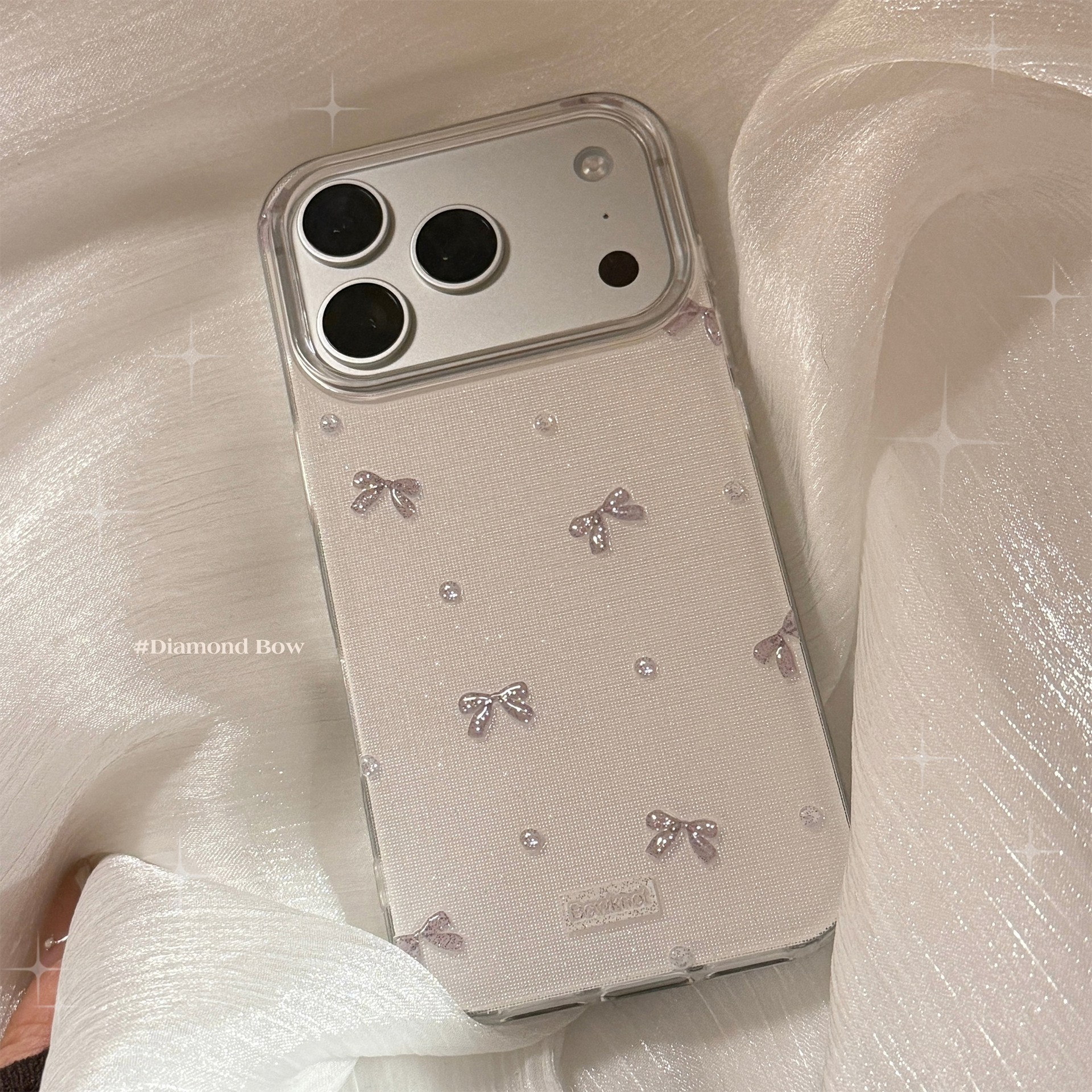 Phone Cases Expensive - Korean 3D Bowknot Glitter Phone Case