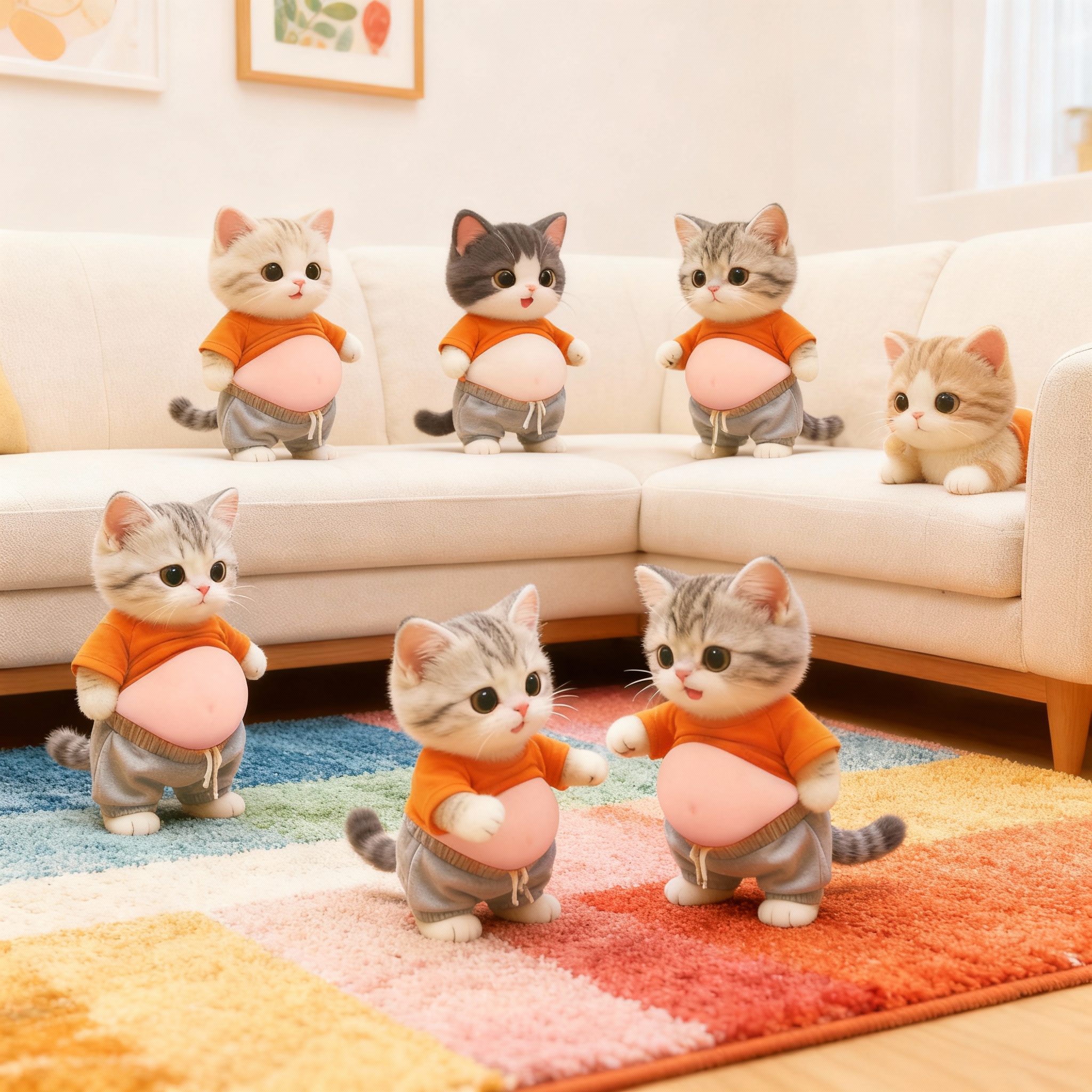 Phone Cases Europe - 3 Kinds Tabby Cat 3D Belly