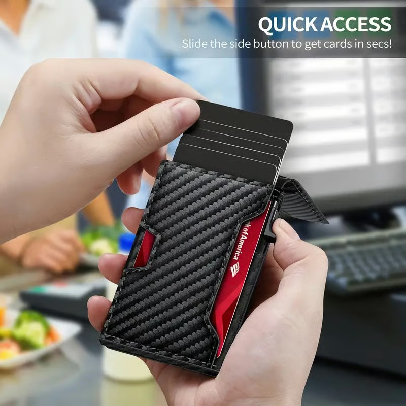 Slim Card Slot Case - With Pop Up Aluminum Case Slim