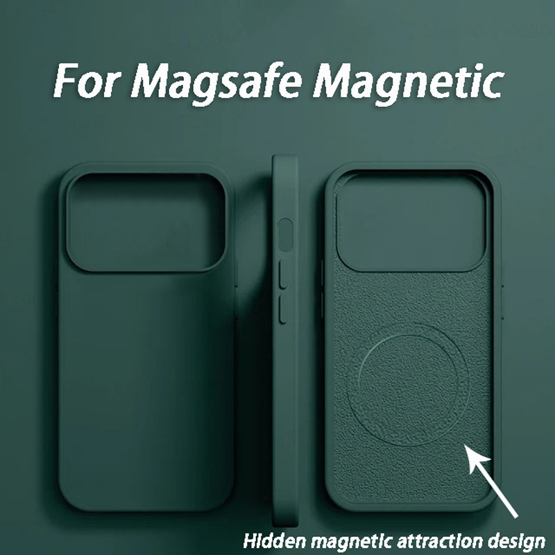 Silicone Liquid Case - Luxury For Magsafe Wireless Charge Case