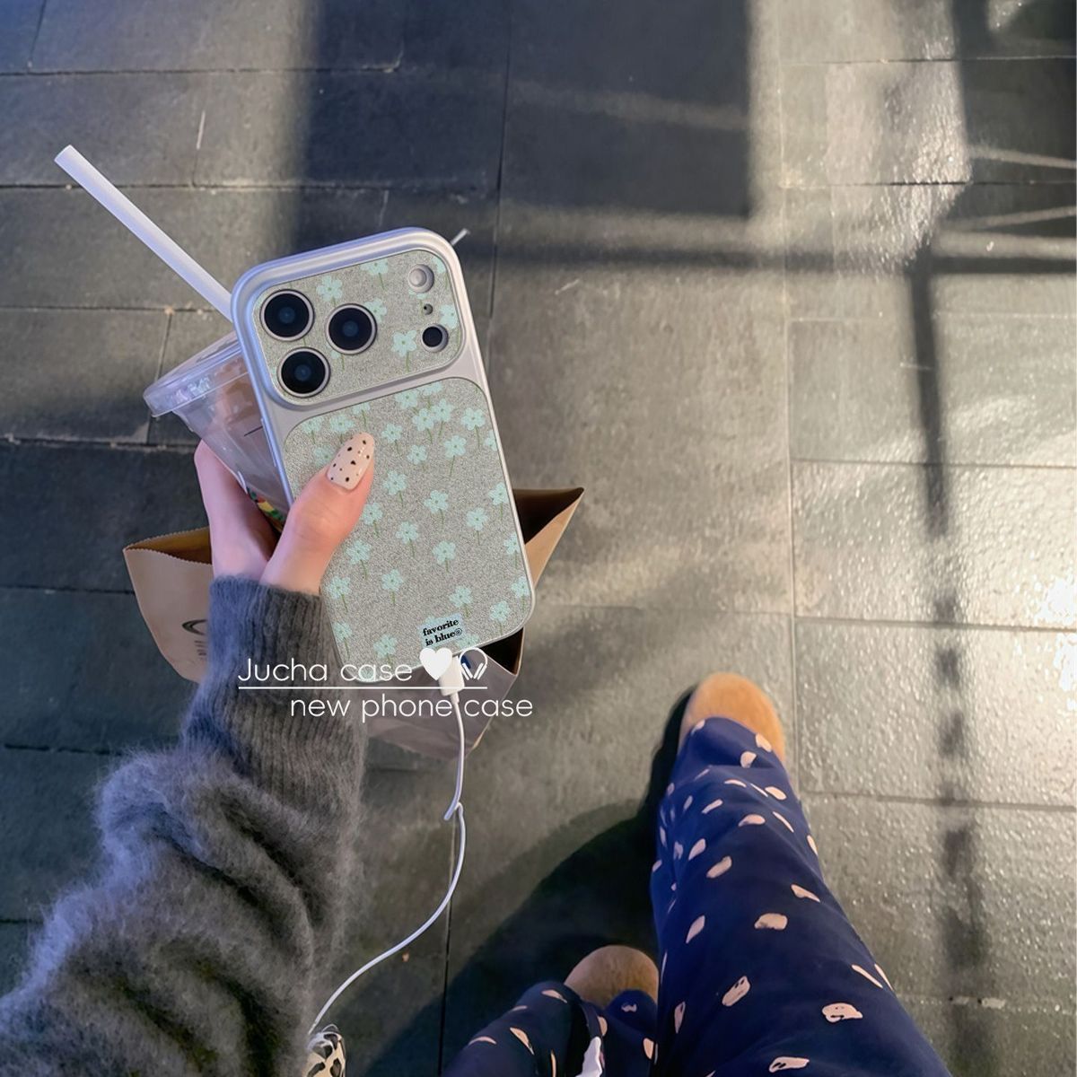 Phone Cases Korean - INS Korean Creative White Flower Advenced