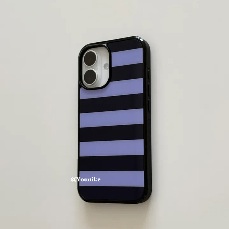 Korean Ins Purple and Black St – Phone Cases Korean Bewertung und Preis