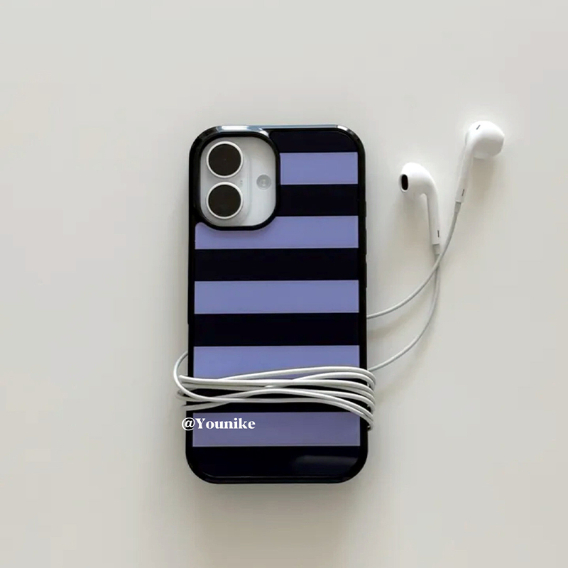 Korean Ins Purple and Black St – Phone Cases Korean Bewertung und Preis