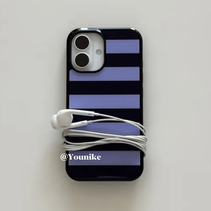 Korean Ins Purple and Black St – Phone Cases Korean Bewertung und Preis