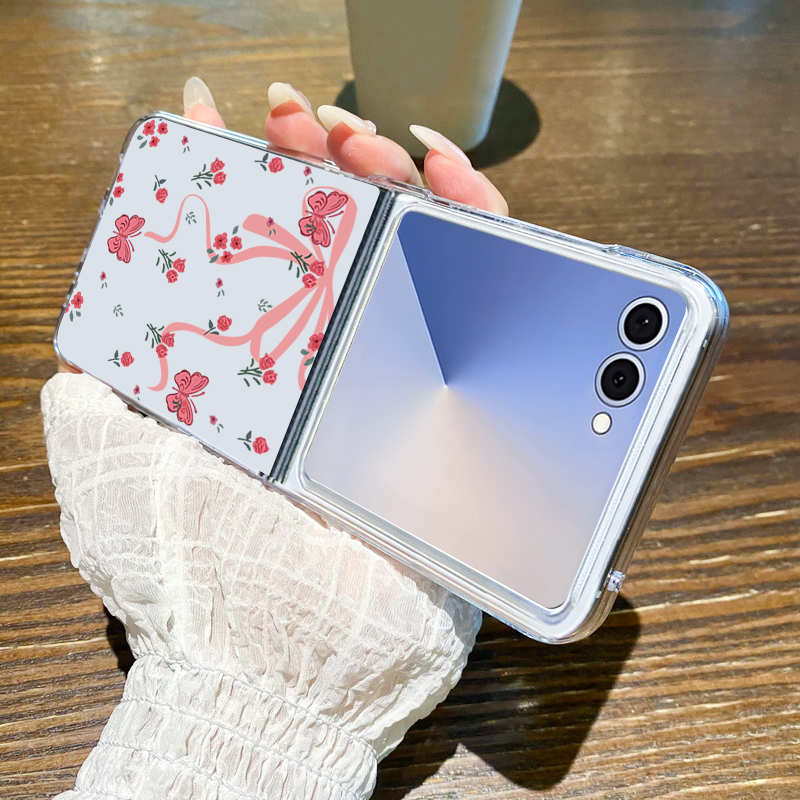 Cherry Bow Pattern Phone Case  – Phone Cases Z Flip 7 Bewertung und Preis