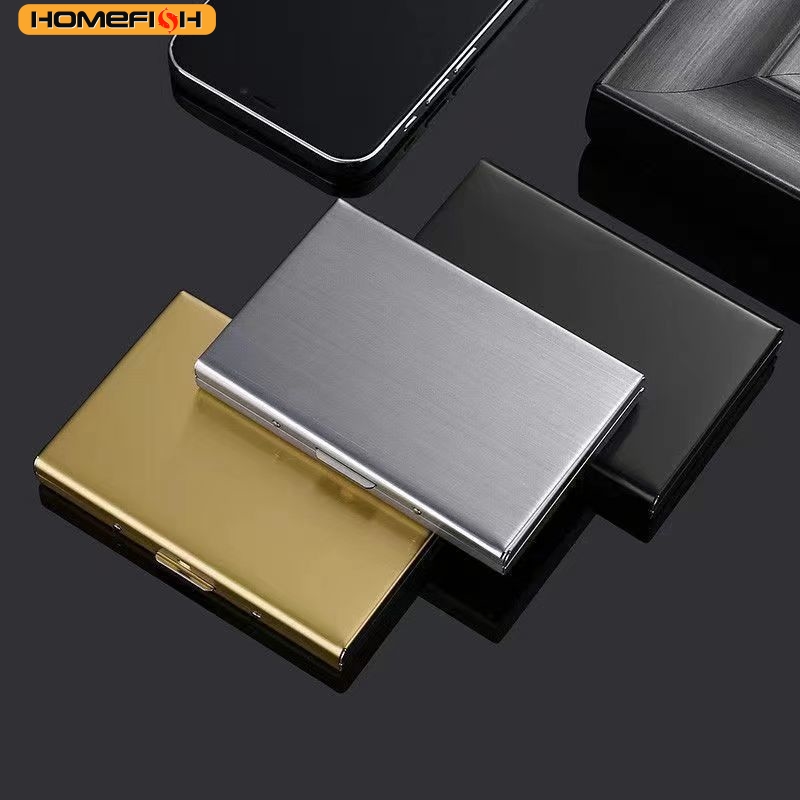 HOMEFISH RFID Blocking Stainle – Slim Card Slot Case Bewertung und Preis