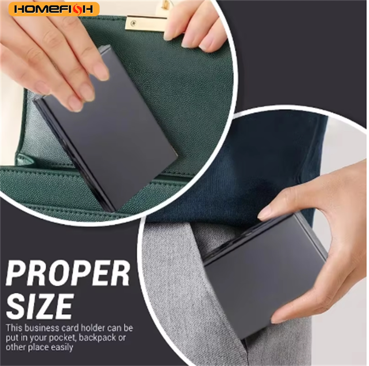 HOMEFISH Slim Stainless Steel  – Slim Card Slot Case Bewertung und Preis