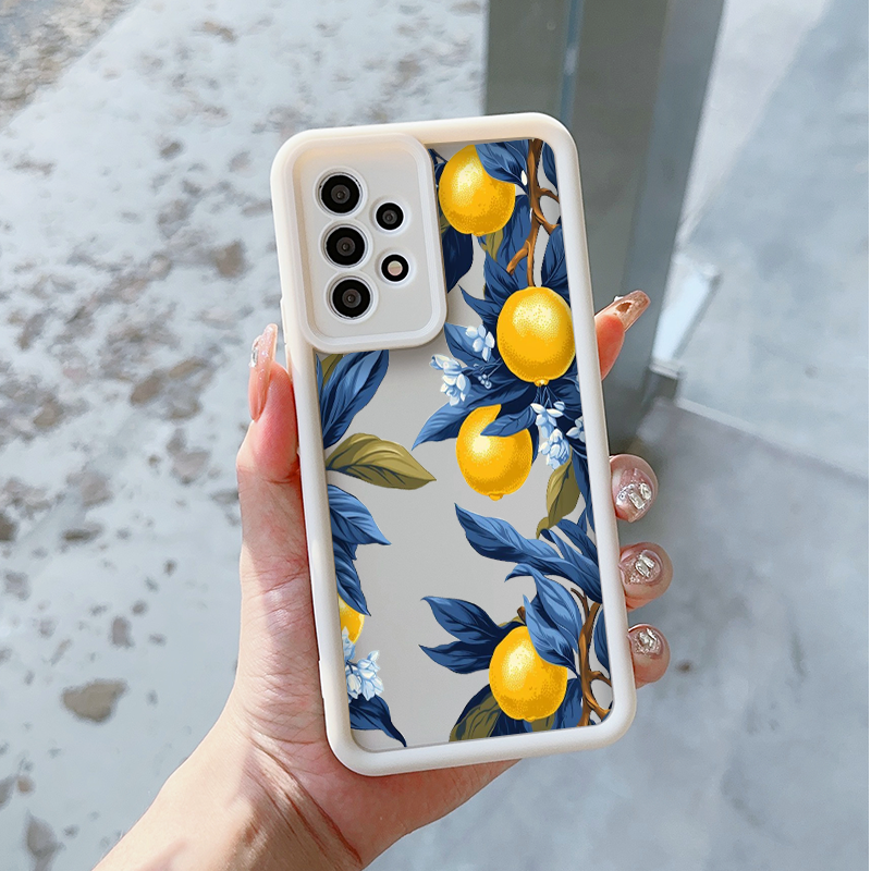Creative Blue Leaf Yellow Lemo – Phone Cases Motorola Bewertung und Preis