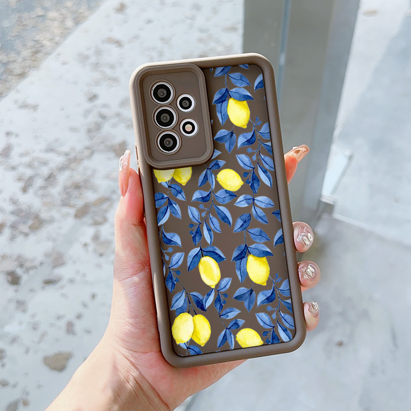 Creative Blue Leaf Yellow Lemo – Phone Cases Motorola Bewertung und Preis