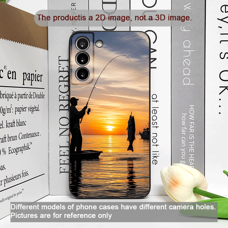Fishing Rod at Sunset Scenery  – Phone Cases Motorola Bewertung und Preis