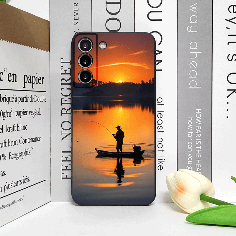 Fishing Rod at Sunset Scenery  – Phone Cases Motorola Bewertung und Preis
