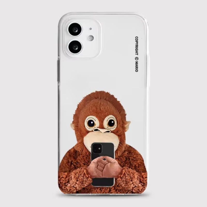 Korean Ins Cute Monkey Kitten  – Phone Cases Korean Bewertung und Preis