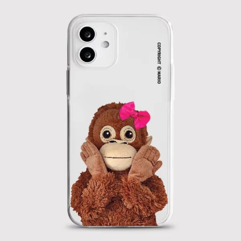 Korean Ins Cute Monkey Kitten  – Phone Cases Korean Bewertung und Preis