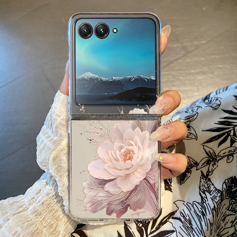Rose Pink Flowers Patterned Ph – Phone Cases Motorola Bewertung und Preis