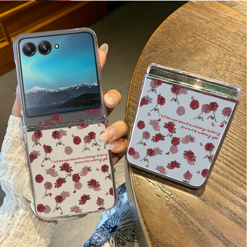 Rose Pink Flowers Patterned Ph – Phone Cases Motorola Bewertung und Preis