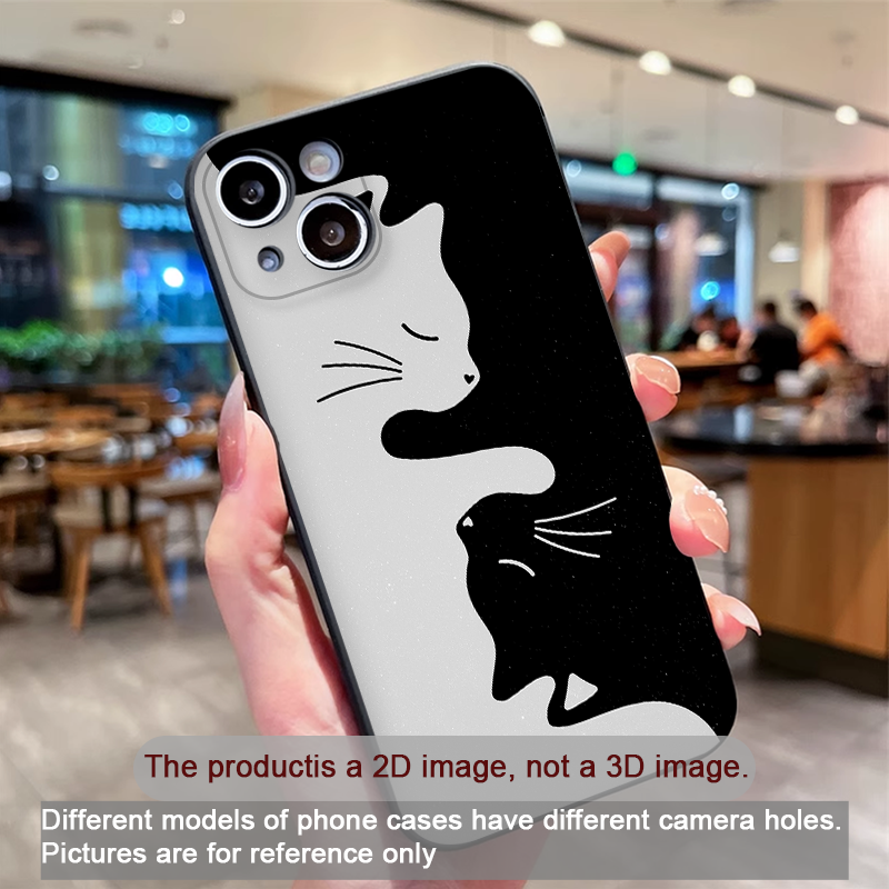 Cartoon Black White Cat Lovers – Phone Cases Motorola Bewertung und Preis