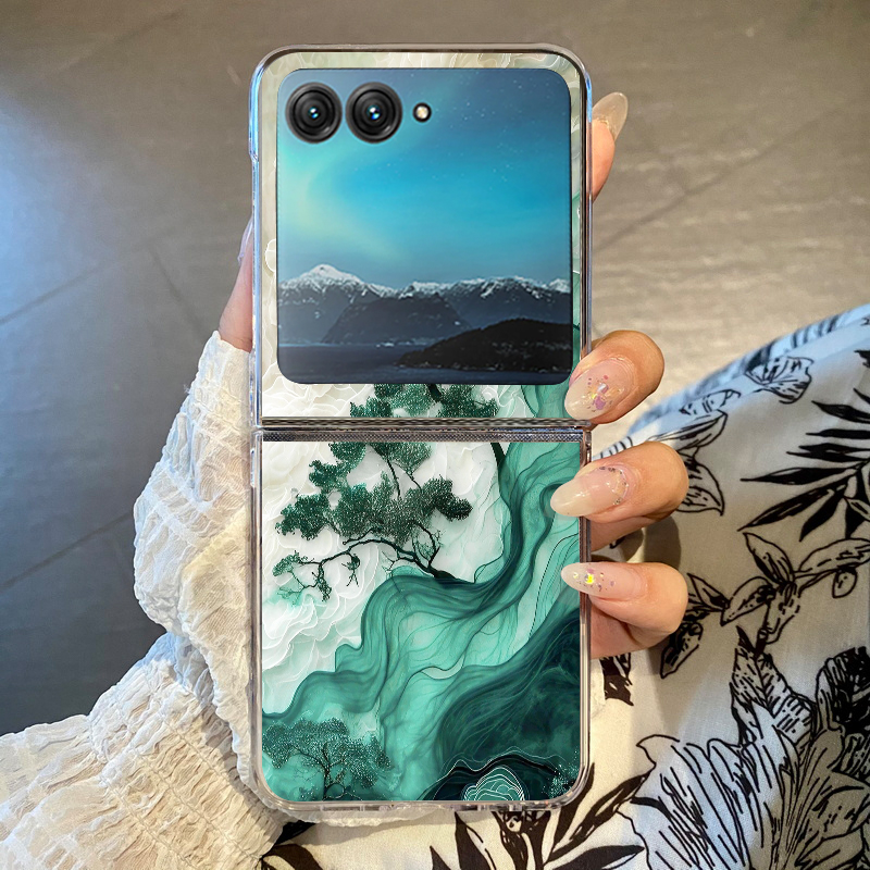 Blue Flowers Forest Print Phon – Phone Cases Motorola Bewertung und Preis