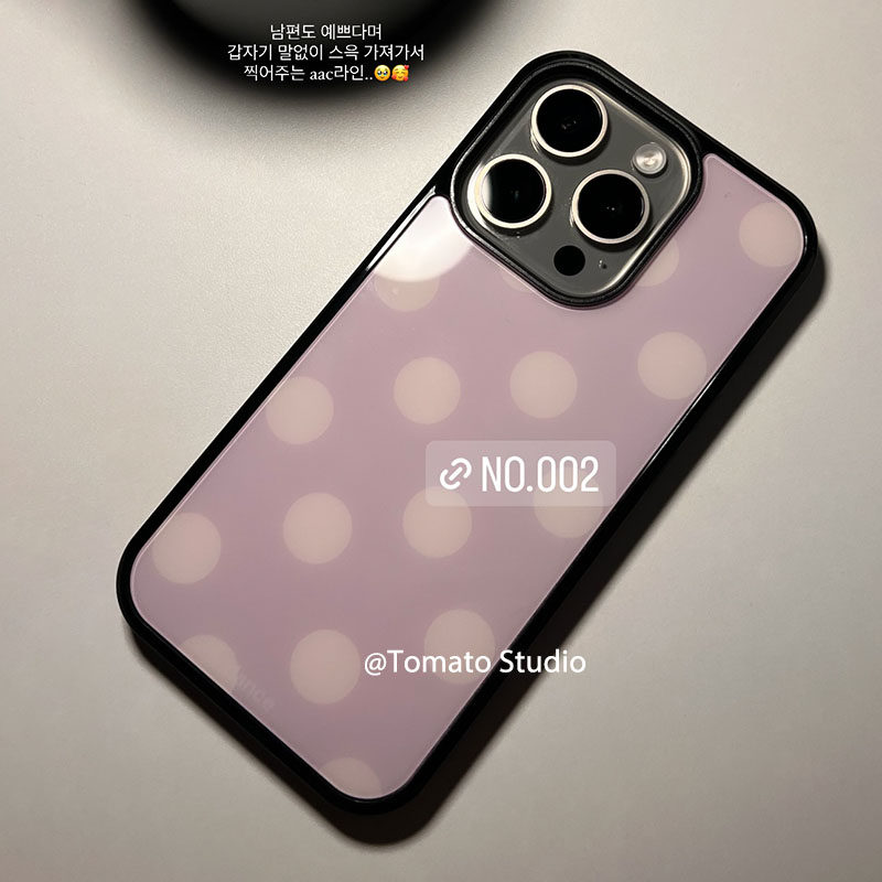Korean Ins Fashion Purple Polk – Phone Cases Korean Bewertung und Preis