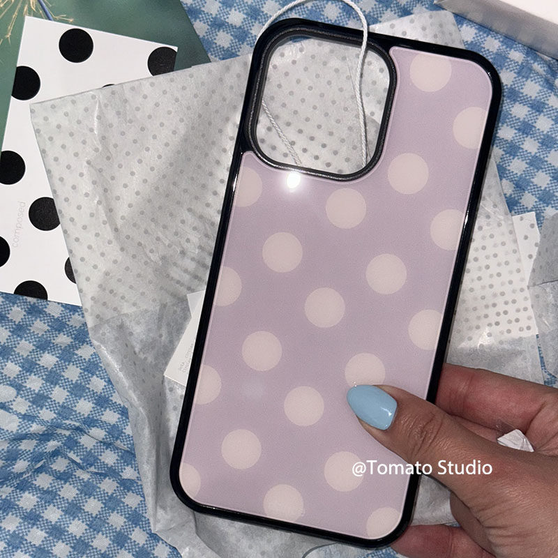 Korean Ins Fashion Purple Polk – Phone Cases Korean Bewertung und Preis