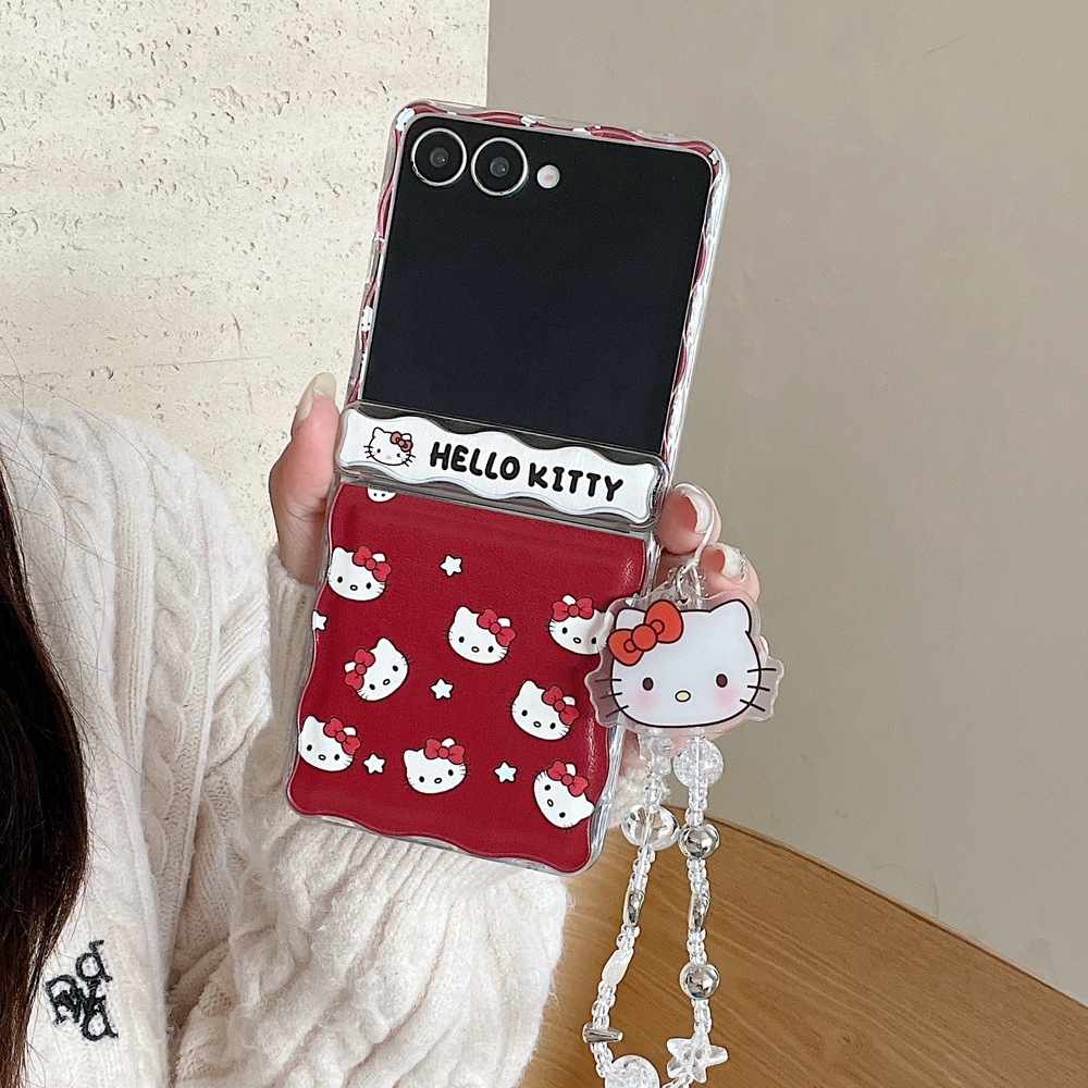 Cute Cartoon Sanrio Hello Kitt – Phone Cases Z Flip 7 Bewertung und Preis
