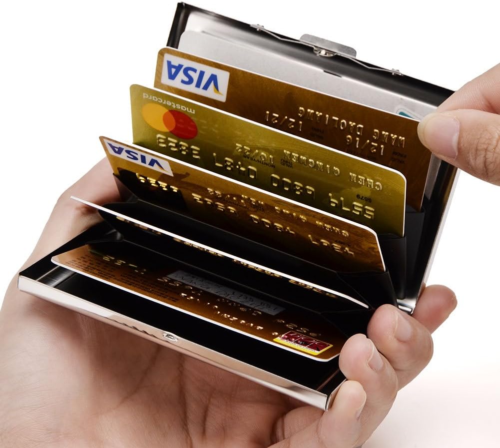 RFID Credit Card Holder Stainl – Slim Card Slot Case Bewertung und Preis