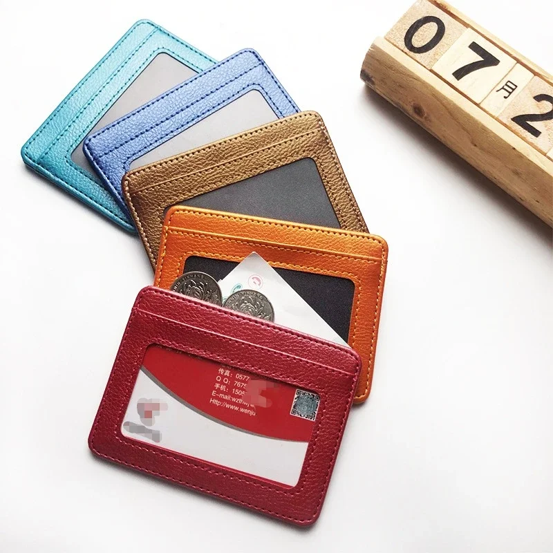 Thin PU Leather Mini Wallet Sl – Slim Card Slot Case Bewertung und Preis