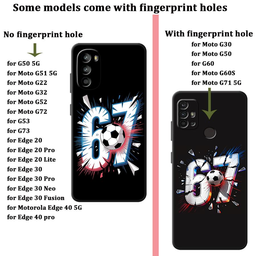 Soccer Number 67 Case for Moto – Phone Cases Motorola Bewertung und Preis