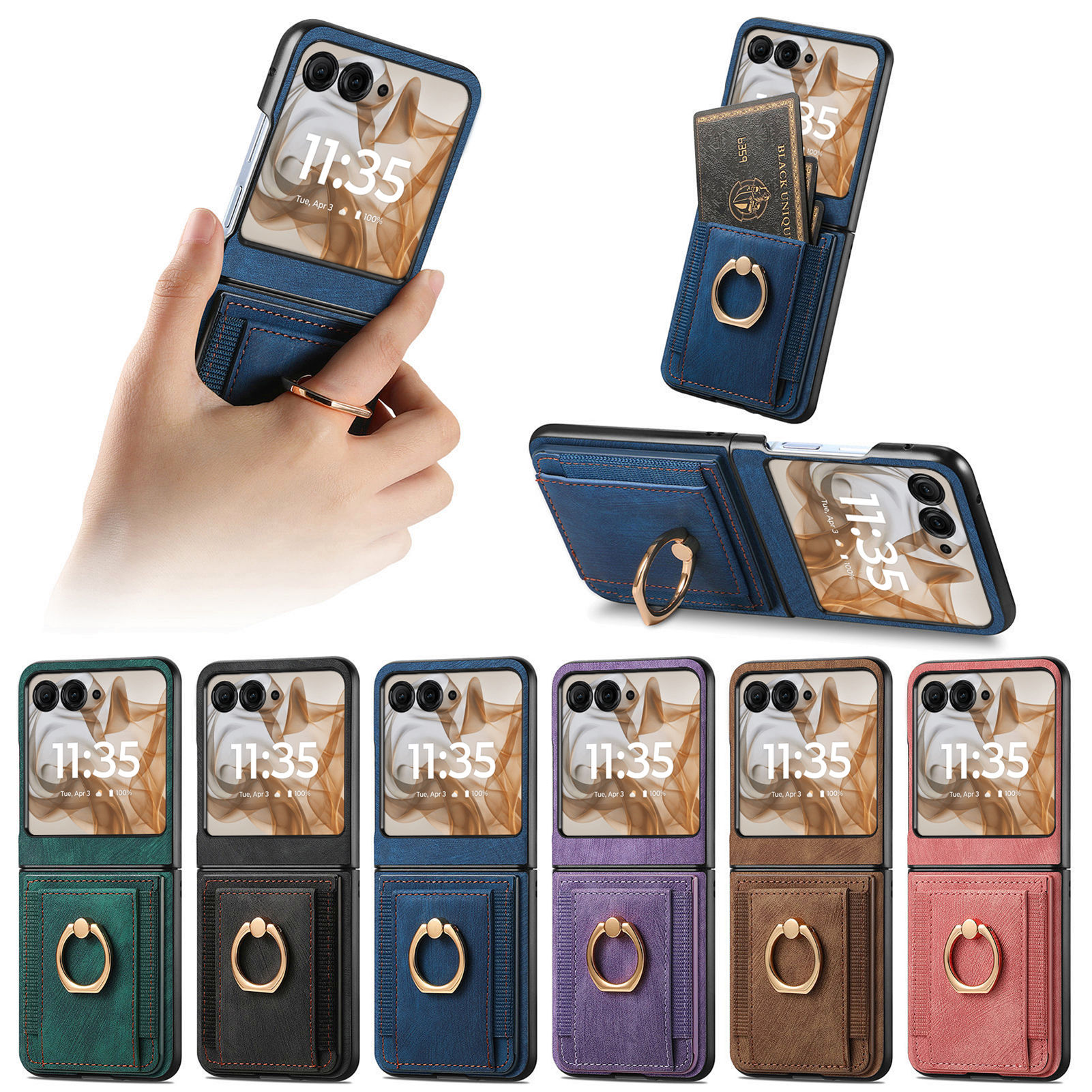 Retro Ring Holder Magnetic Lea – Phone Cases Motorola Bewertung und Preis