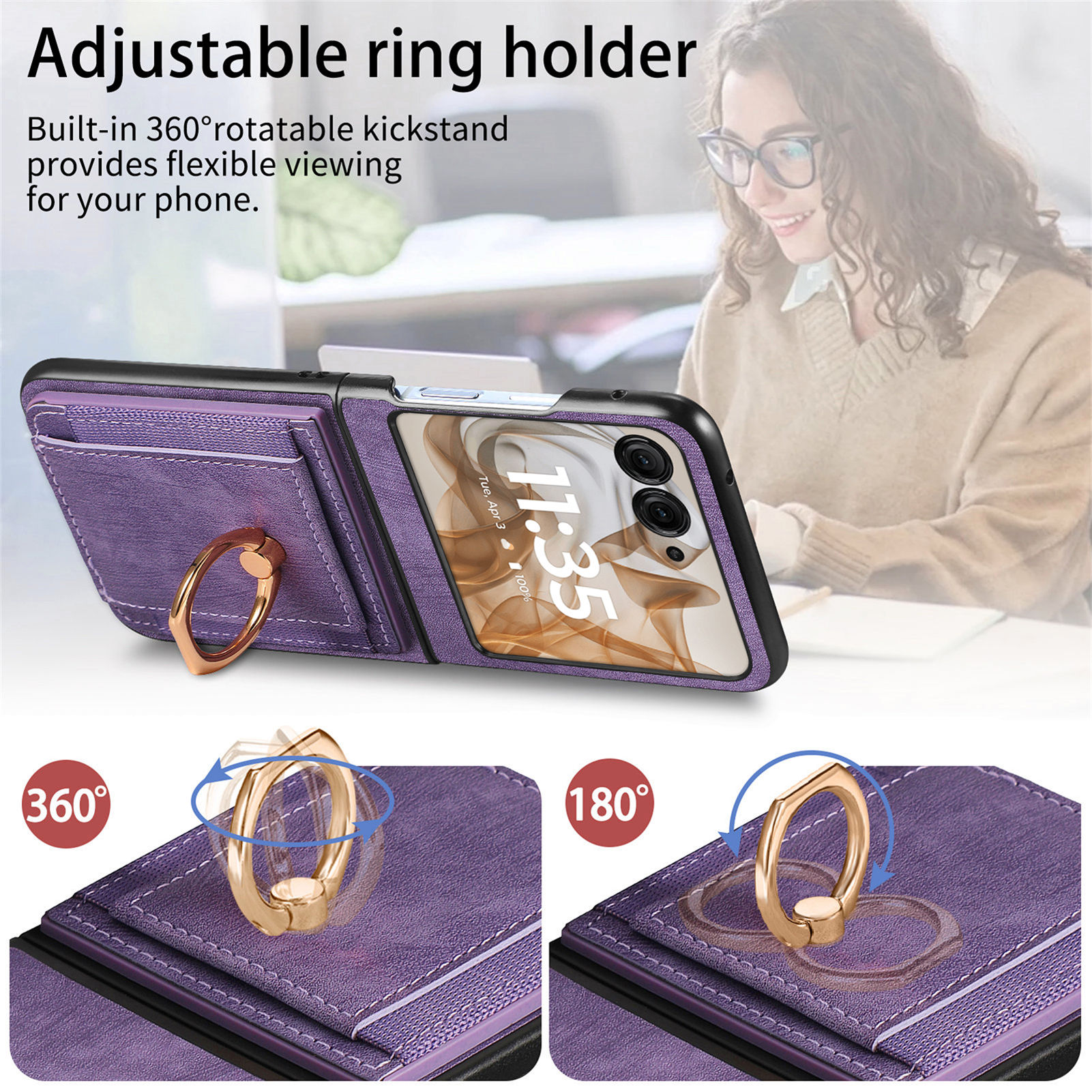 Retro Ring Holder Magnetic Lea – Phone Cases Motorola Bewertung und Preis