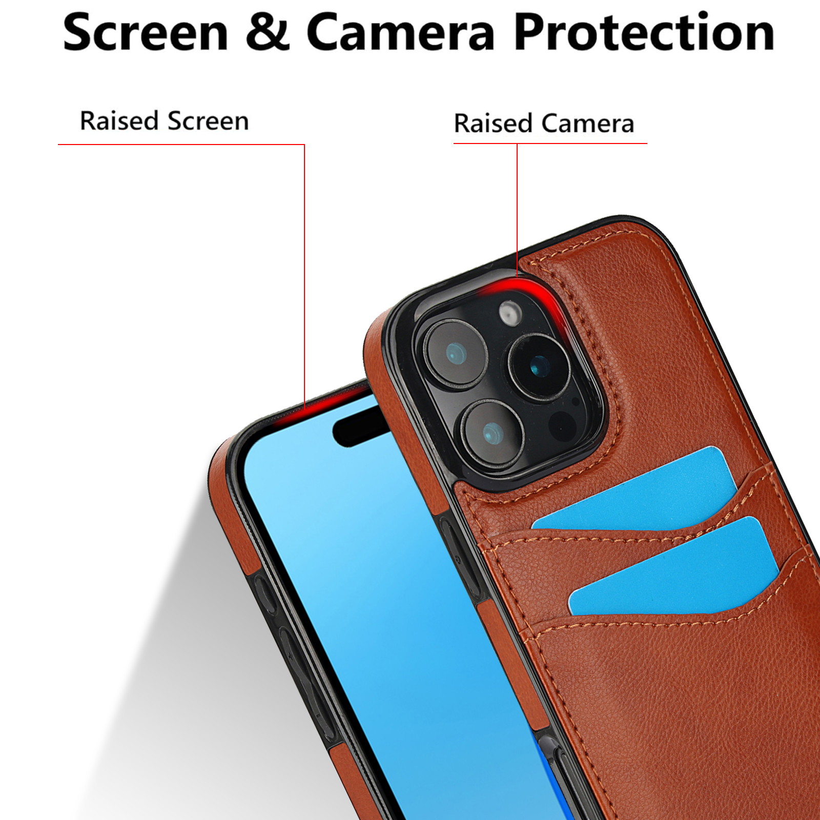 Shockproof Leather Credit Card – Slim Card Slot Case Bewertung und Preis