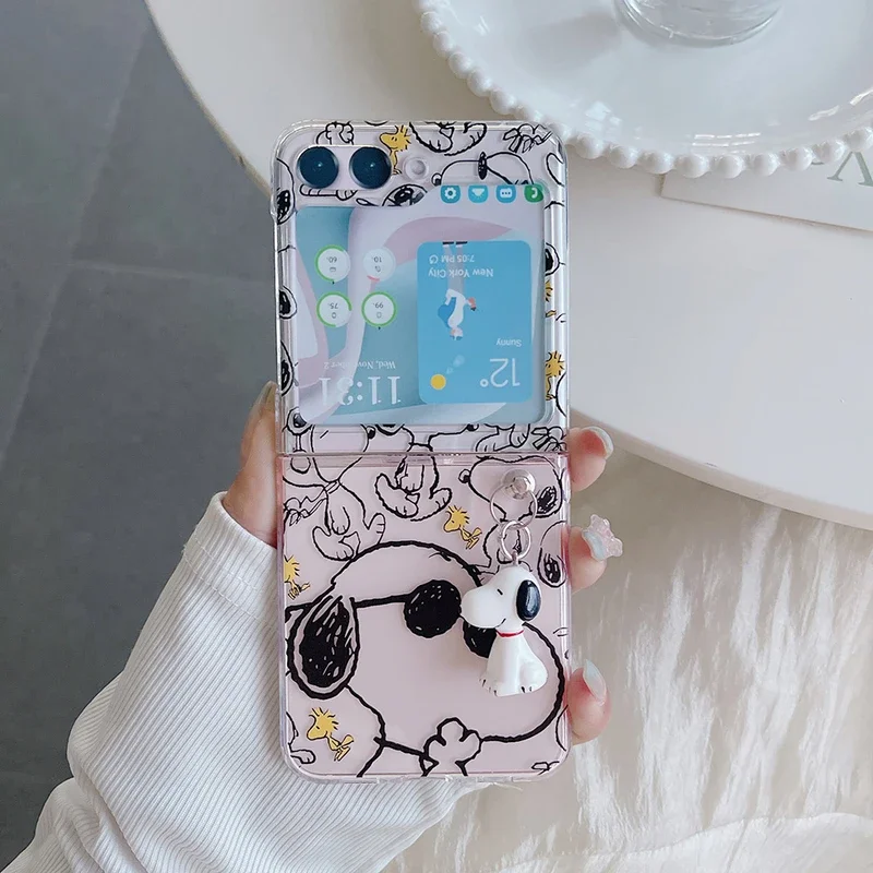 Cute Cartoon Snoopy Charlie Br – Phone Cases Z Flip 7 Bewertung und Preis