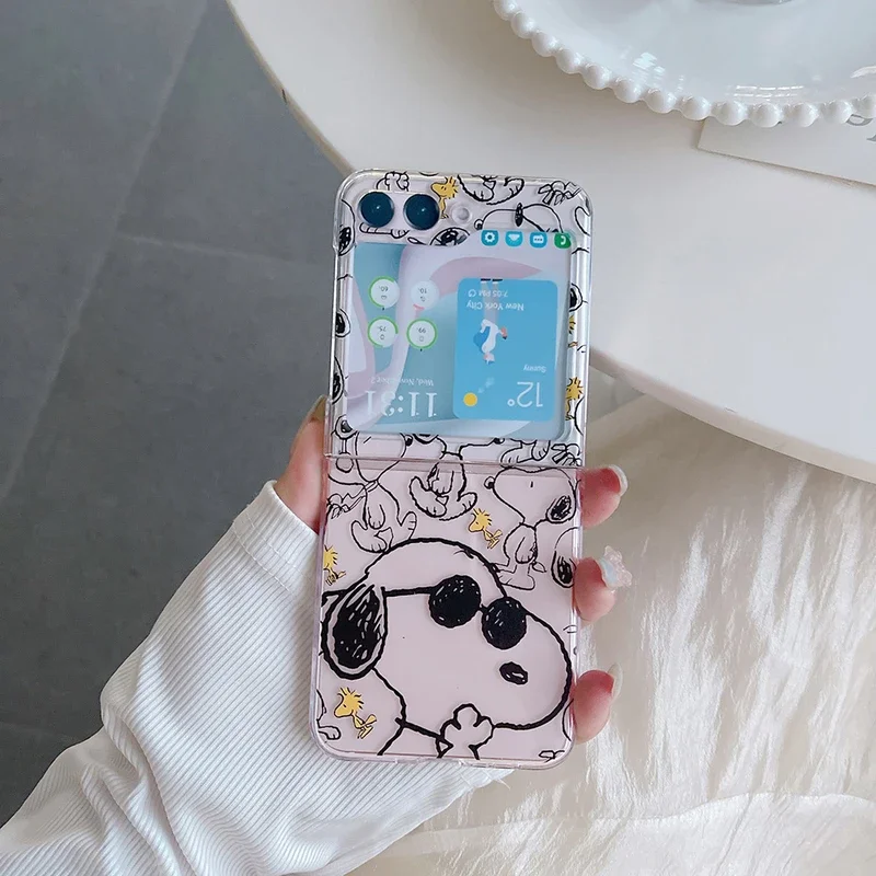 Cute Cartoon Snoopy Charlie Br – Phone Cases Z Flip 7 Bewertung und Preis
