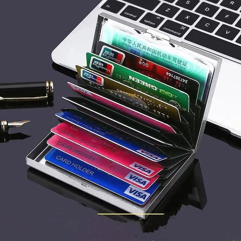 10 Slots Stainless Credit Card – Slim Card Slot Case Bewertung und Preis