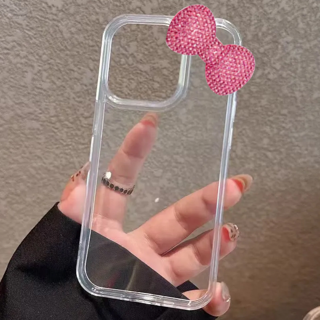 Colored 3D Bow Glitter Transpa – Phone Cases Expensive Bewertung und Preis