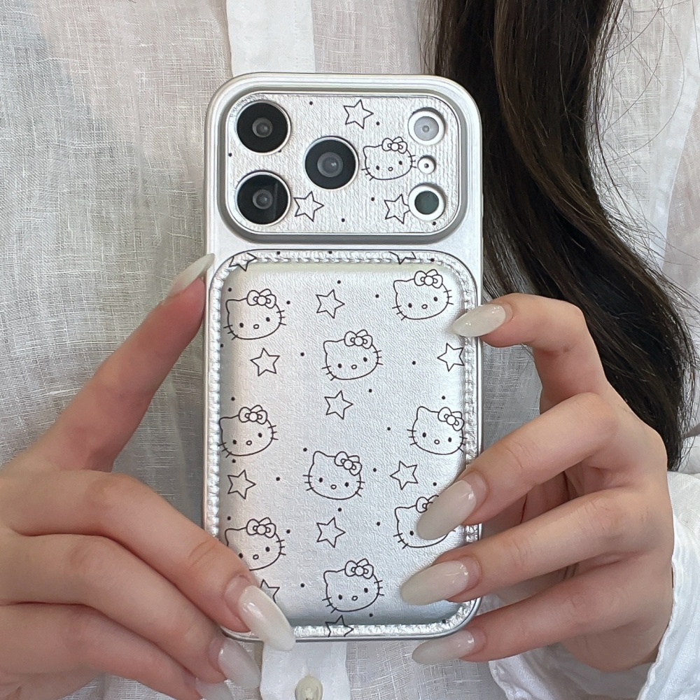 Luxury Cute Silver KT Cat Leat – Phone Cases Expensive Bewertung und Preis