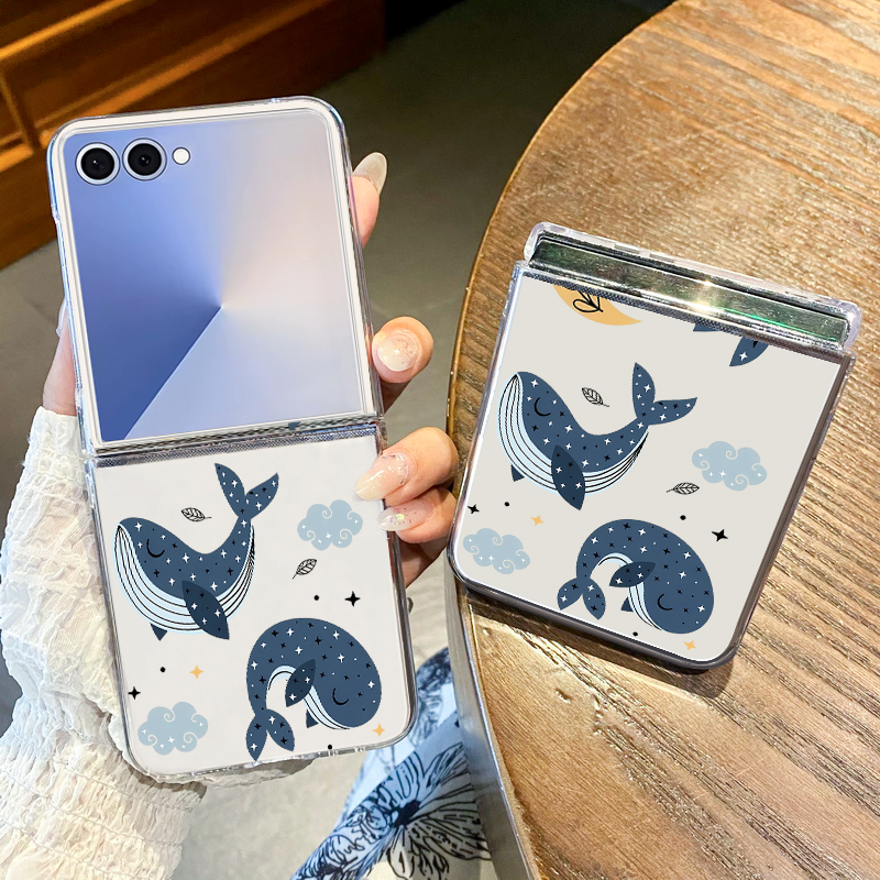 Whale Pattern Phone Case For S – Phone Cases Z Flip 7 Bewertung und Preis
