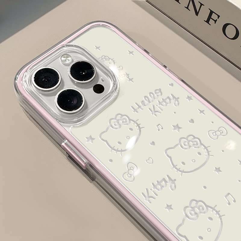 Cute Hollow out Hello Kitty So – Phone Cases Korean Bewertung und Preis