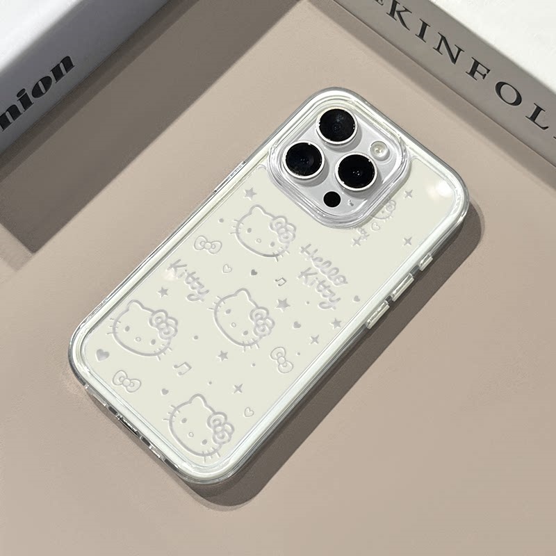 Cute Hollow out Hello Kitty So – Phone Cases Korean Bewertung und Preis