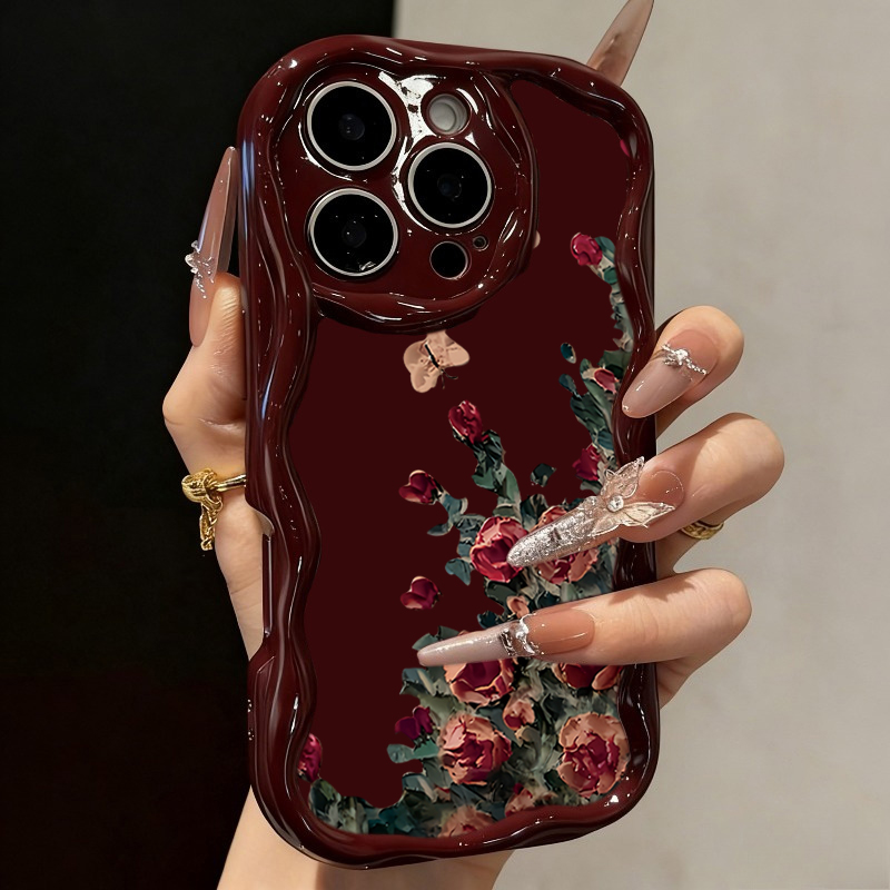 Retro Oil Painting Flower Patt – Phone Cases Expensive Bewertung und Preis