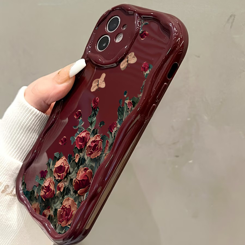 Retro Oil Painting Flower Patt – Phone Cases Expensive Bewertung und Preis