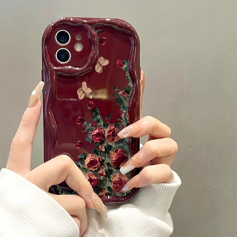 Retro Oil Painting Flower Patt – Phone Cases Expensive Bewertung und Preis