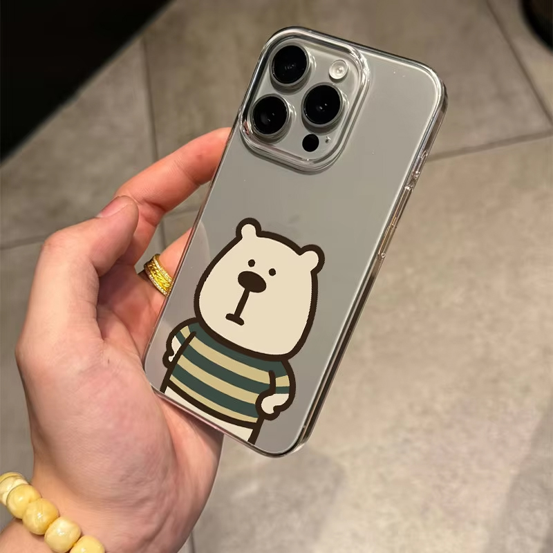 Korean Ins Cute Striped Bear A – Phone Cases Korean Bewertung und Preis
