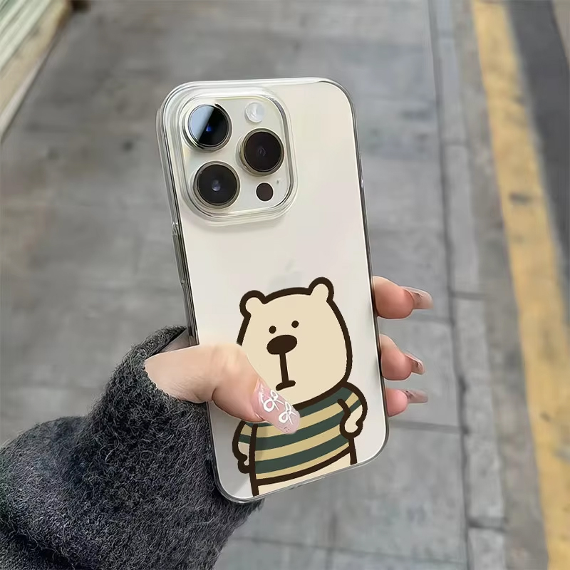 Korean Ins Cute Striped Bear A – Phone Cases Korean Bewertung und Preis